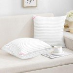 Machine Washable Throw Pillow Inserts - 18x18 In