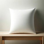 Cozy 18x18 Throw Pillow Inserts - Set of 8