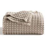 Bedsure Cooling Waffle Cotton King Size Blanket