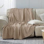 Bedsure Cooling Waffle Cotton King Size Blanket