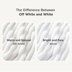 Bedsure White Fleece Throw Blanket – 50x60 Inches