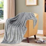 TOONOW Cozy Super Soft Flannel Throw Blanket