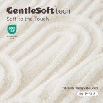 Cozy White Fleece Throw Blanket for Women 50x60