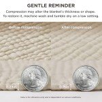 Bedsure 100% Cotton Muslin Throw Blanket - 50x70 Inches