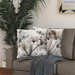 KKVEE Floral Pillow Cover Set of 2, 18x18