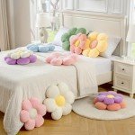 Daisy Flower Shaped Pillow Cushion for Home Decor