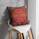 Geometric Kilim Throw Pillow Covers - Set of 4