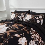 Botanical Floral Queen Bed in a Bag Set