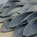 Blue 3D Sunflower Handmade Throw Pillow Covers