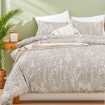 Floral Queen Comforter Set with Pillow Shams