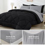 Queen Comforter Set - 7-Piece Soft Bedding