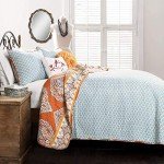Lush Decor Harley 5-Piece Reversible Quilt Set