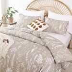 Floral Queen Comforter Set with Pillow Shams