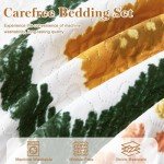 Boho Floral Reversible Quilt Set with Shams