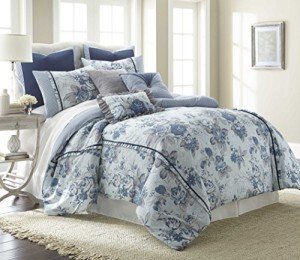 Farmhouse Floral 8-Piece Queen Comforter Set