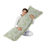 Agate Green Cotton Ruffle Sham Cover 20x54 Inch