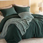 Emerald Green Full Size 5-Piece Comforter Set