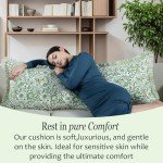 Agate Green Cotton Ruffle Sham Cover 20x54 Inch