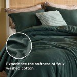 Emerald Green Full Size 5-Piece Comforter Set