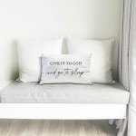 Give It to God Throw Pillow Cover, 12x20