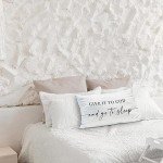 Give It to God Throw Pillow Cover, 12x20
