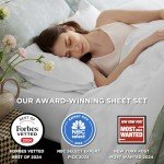 Bedsure Queen Cooling Sheet Set - White