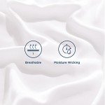 Bedsure Queen Cooling Sheet Set - White