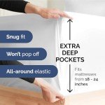 Luxurious Extra Deep King Sheet Set - 6 Pieces