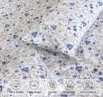 RUVANTI Queen 100% Cotton Floral Bed Sheet Set
