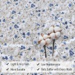 RUVANTI Queen 100% Cotton Floral Bed Sheet Set
