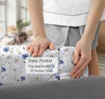 RUVANTI Queen 100% Cotton Floral Bed Sheet Set