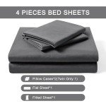 Ultra Soft Queen Sheet Set - Dark Grey