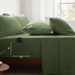 Olive Green Queen Comforter Set - 7 Pieces