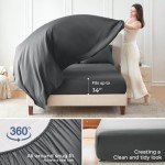 Sasttie 7-Piece Queen Comforter Set in Grey