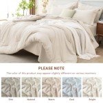7-Piece Queen Comforter Set in Beige