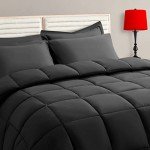 TAIMIT Full Size 7-Piece Bed Set in Dark Grey