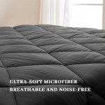 Dark Grey 7-Piece Comforter Set for Queen