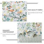 Travan Queen Floral Quilt Set with Shams