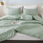 Sage Green Queen Comforter Set - 3 Pieces