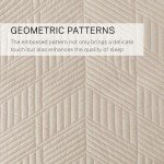 Lightweight Geometric Full Queen Bed Set