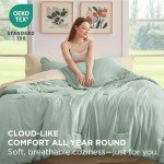 Sage Green 7-Piece King Comforter Bed Set