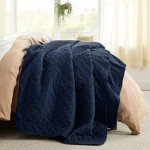 Navy Queen Size Lightweight Quilt Bedspread