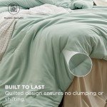 Sage Green 7-Piece King Comforter Bed Set