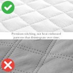 Bright White King Quilt Set with 2 Shams