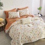 Floral Quilt Set - Reversible Cottagecore Bedspread