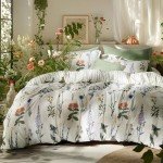 Bedsure Queen Comforter Set – Floral 3-Piece Bedding