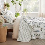 Bedsure Queen Floral Reversible Quilt Set