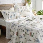 Bedsure Queen Floral Reversible Quilt Set