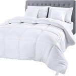White Queen Size Duvet Insert by Utopia Bedding