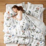 Bedsure Queen Comforter Set – Floral 3-Piece Bedding